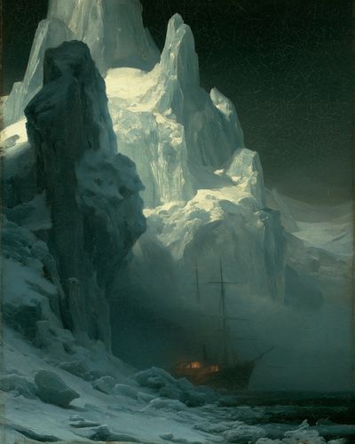 Arctic Iceberg Landscape Print. poster print