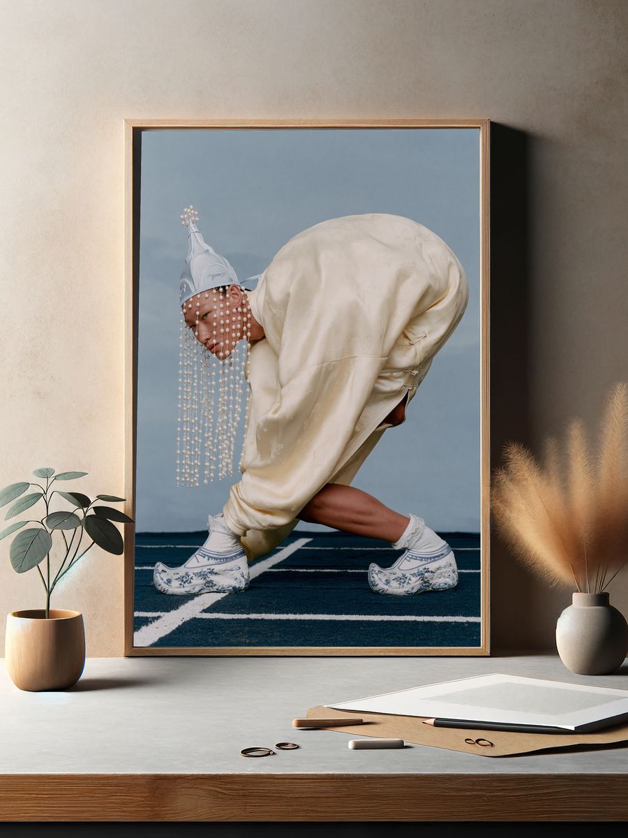 Avant-Garde Fashion Portrait Poster. — room view 2
