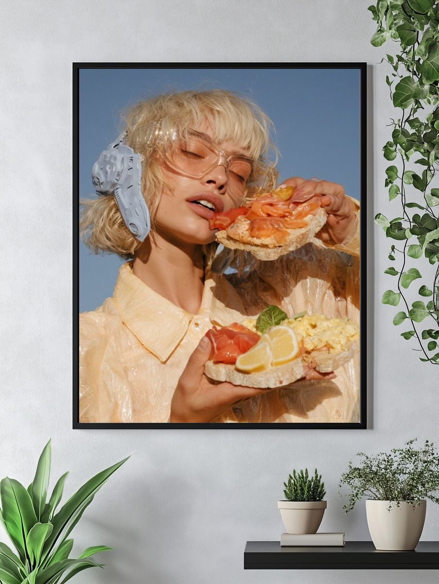 Surreal Fashion Portrait Print. — room view 4