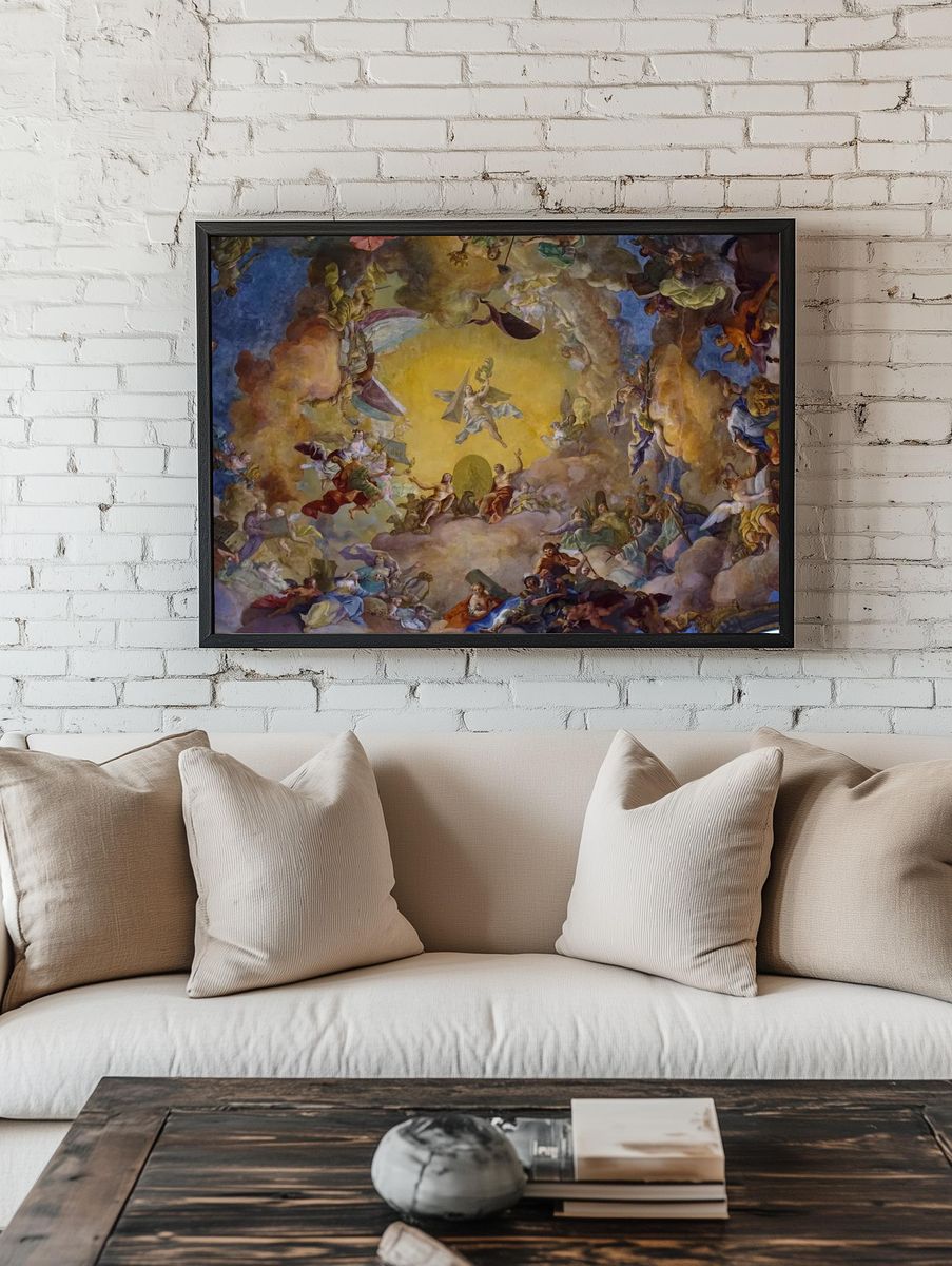Heavenly Ascension — Fine Art Print. room preview