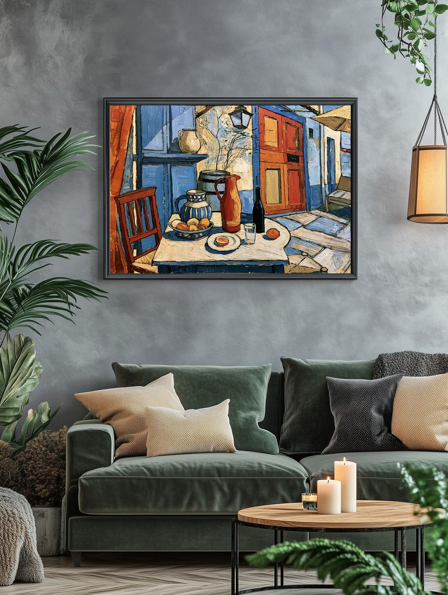 Rustic Still Life — Fine-Art Print. — room view 4