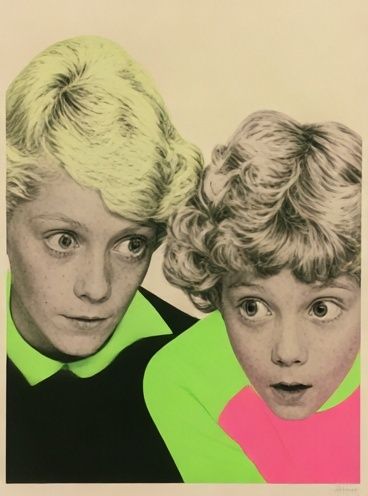 Pop Art Children Portrait Poster. poster — fine-art art