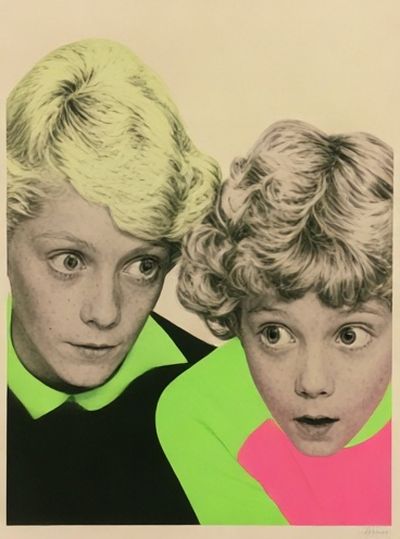 Pop Art Children Portrait Poster. poster