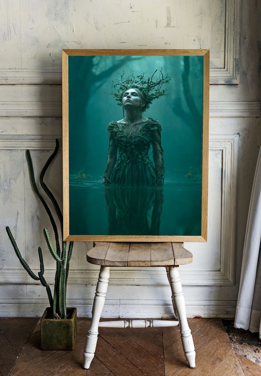 Enchanted Forest Spirit — Fine Art Print room preview