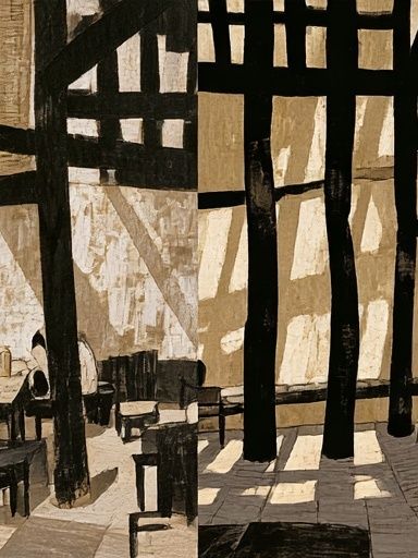 Sunlit Interior — Fine-Art Print. poster detail