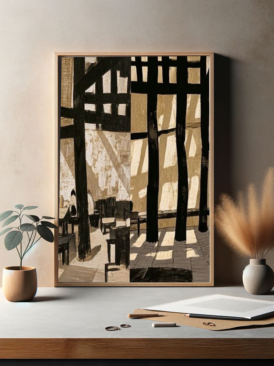 Sunlit Interior — Fine-Art Print. — room view 2