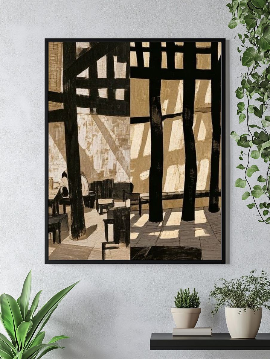 Sunlit Interior — Fine-Art Print. — room view 4