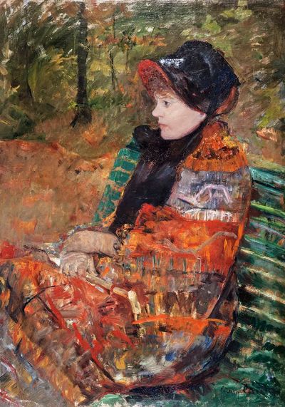 Autumn, portrait Lydia Cassatt (1880). poster print