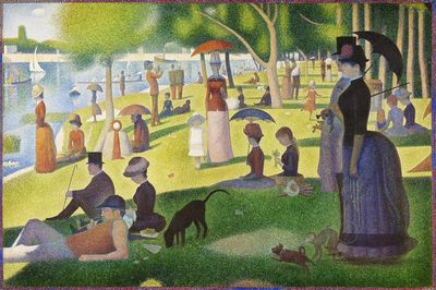 A Sunday Afternoon on the Island of La Grande Jatte — Fine Art Print. poster