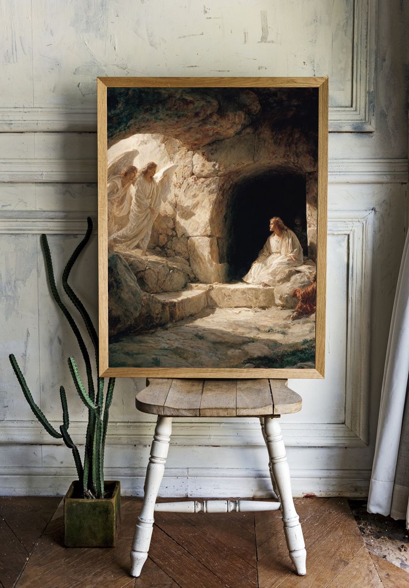 Angel at the Tomb — Fine Art Print room preview