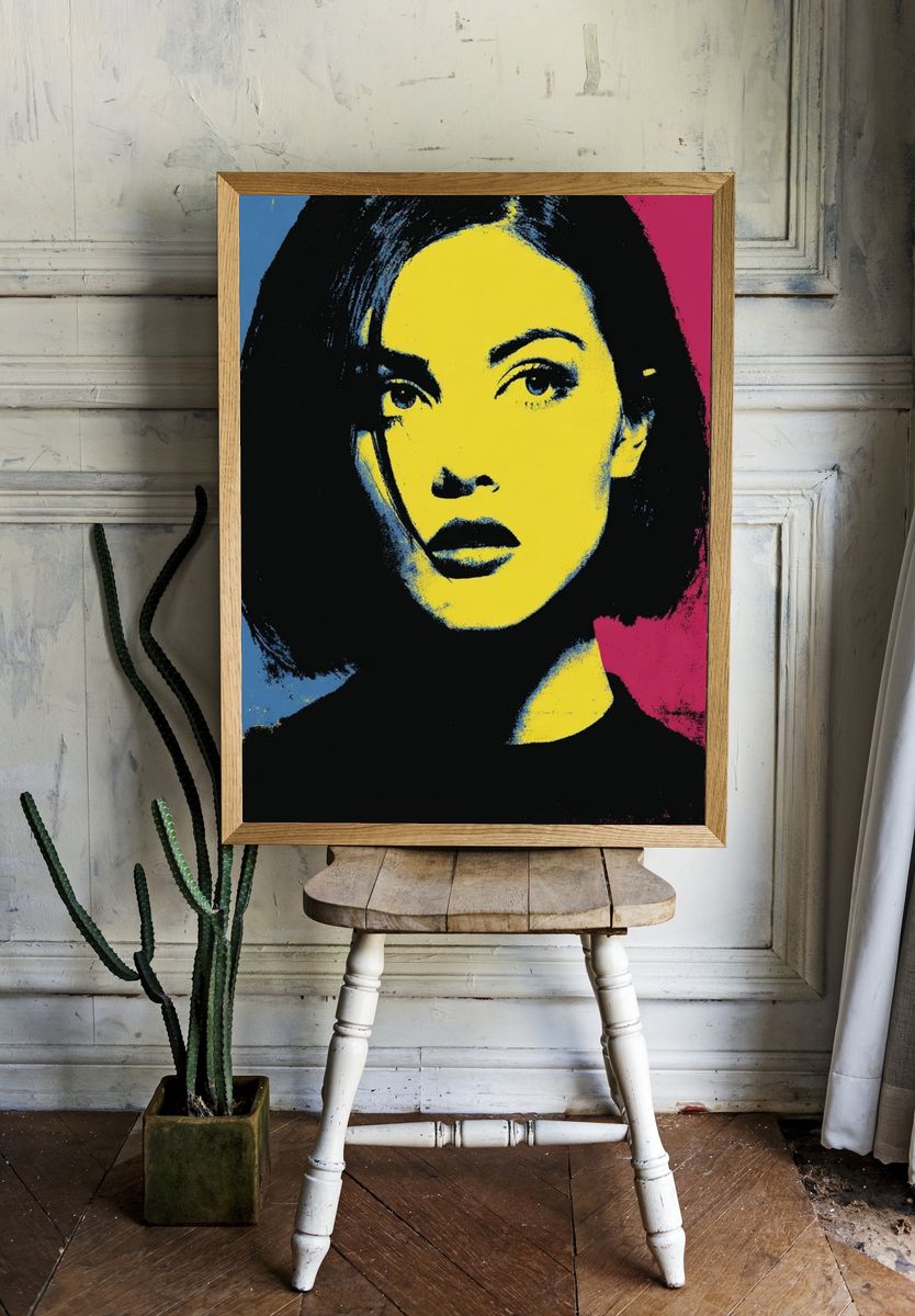 Pop Art Portrait Poster room preview