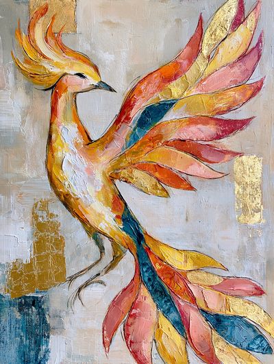 Phoenix Bird Fine-Art Poster.