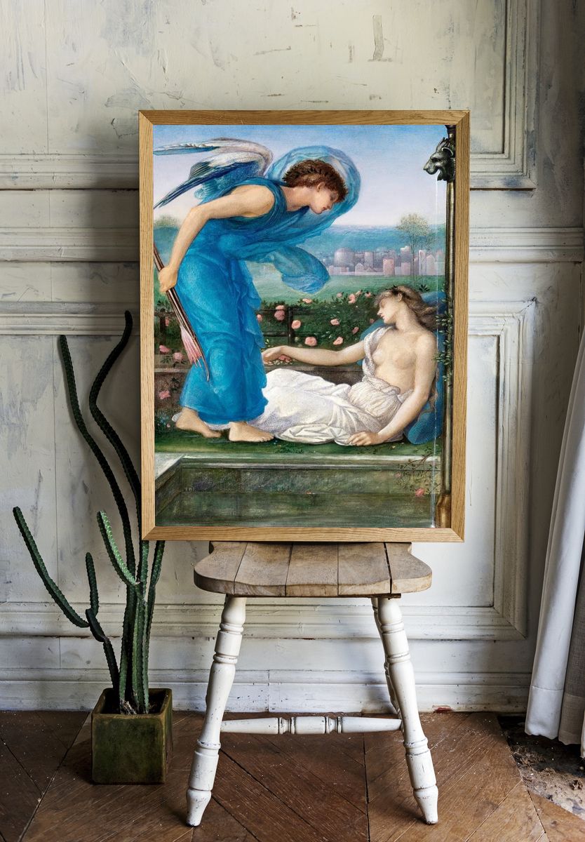 Cupid Psyche (ca. 1870) painting. — room view 1