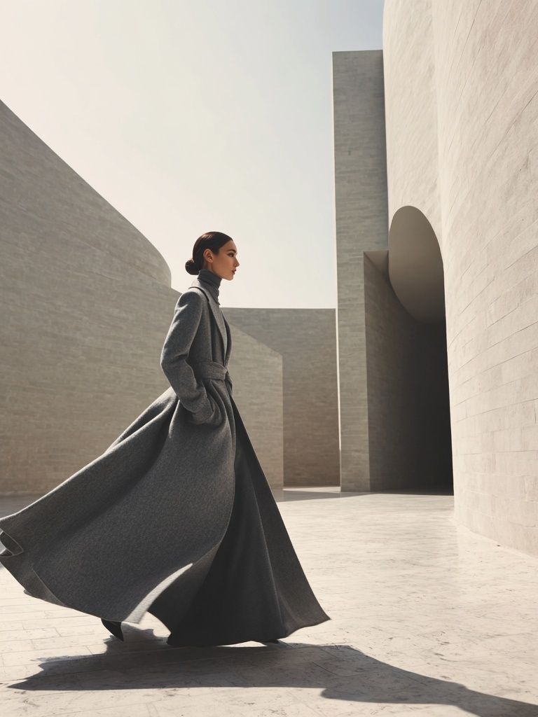 Architectural Fashion Portrait Poster. poster — photography art