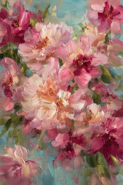 Blooming Peonies — Fine Art Print. poster print