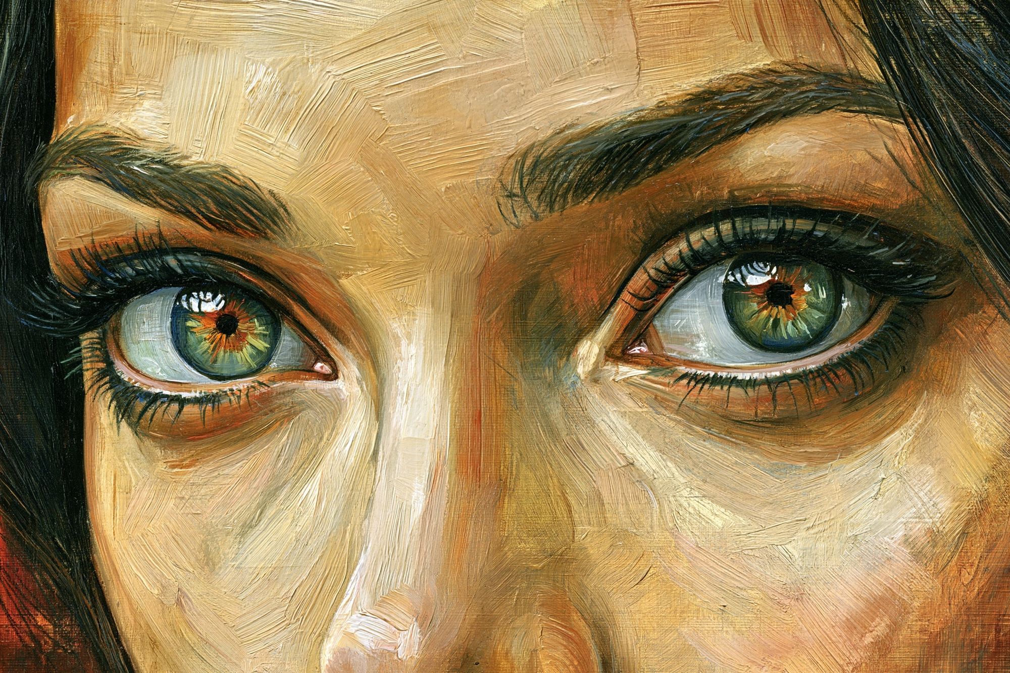 Gaze Portrait Fine-Art Poster. poster — fine-art art