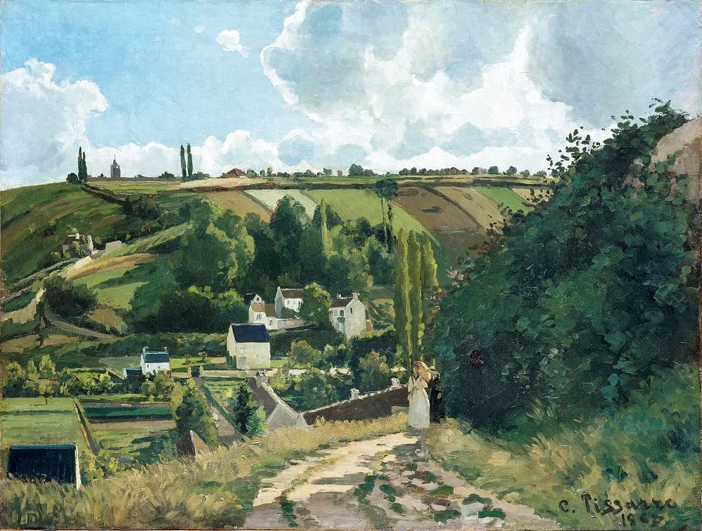 Jalais Hill, Pontoise (1867) Camille. poster detail