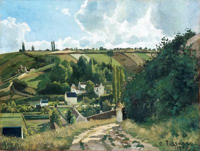 Jalais Hill, Pontoise (1867) Camille. poster print