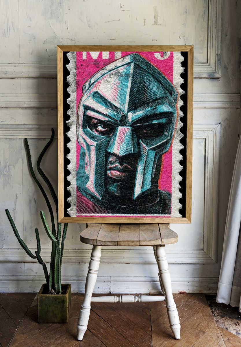 MF-5 Mask Pop-Art Print. — room view 1