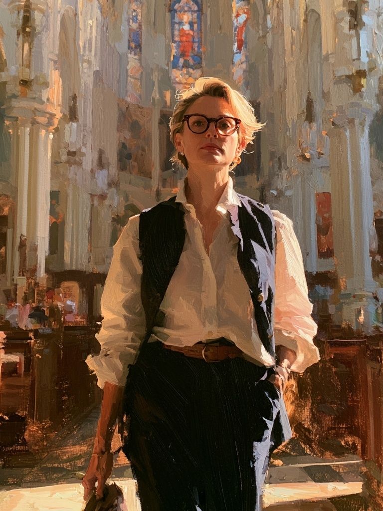 Cathedral Portrait Fine-Art Poster. poster detail