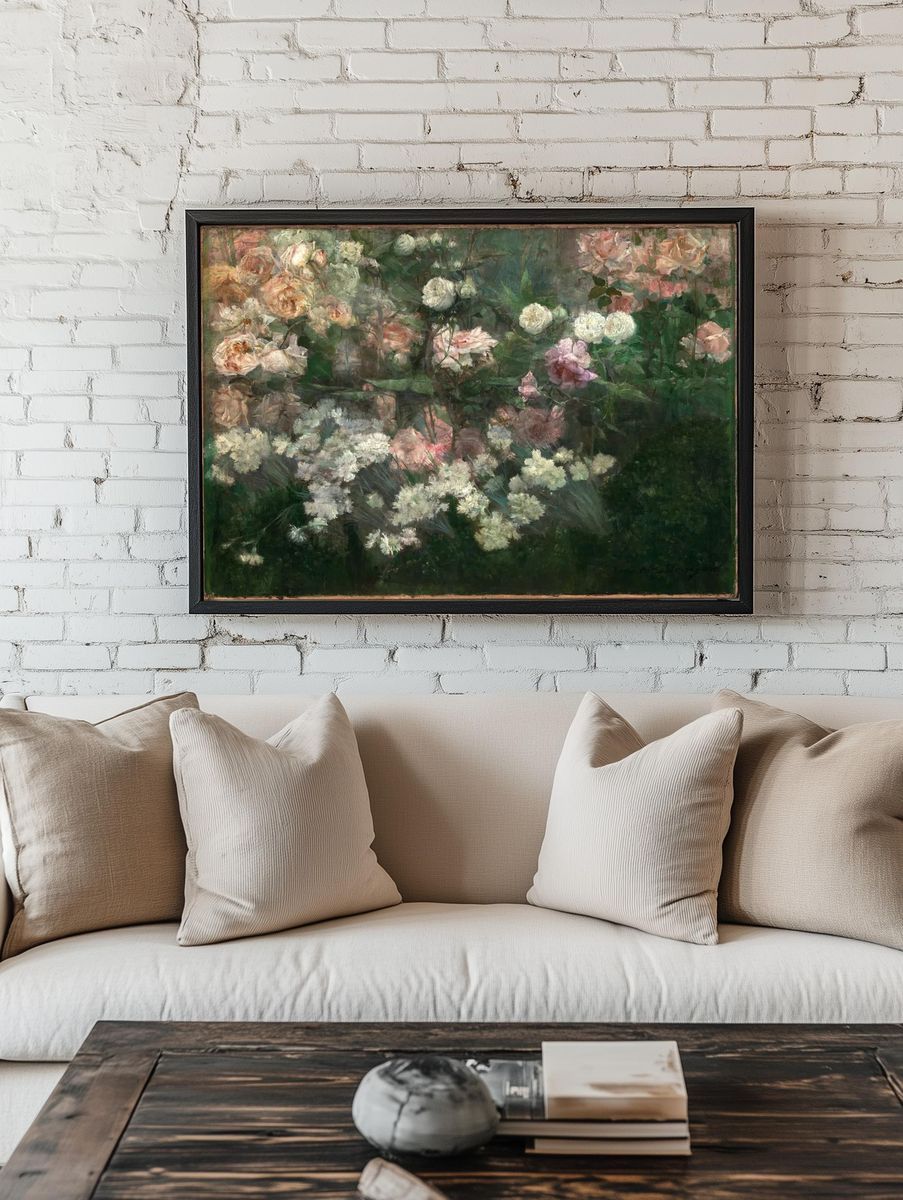 Floral Bouquet — Fine Art Print. room preview