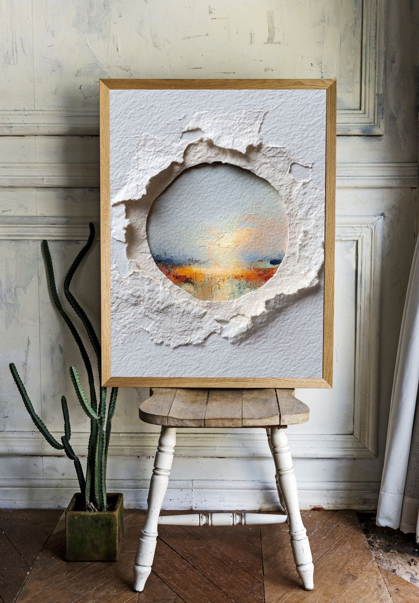 Sunset Horizon — Fine Art Print room preview