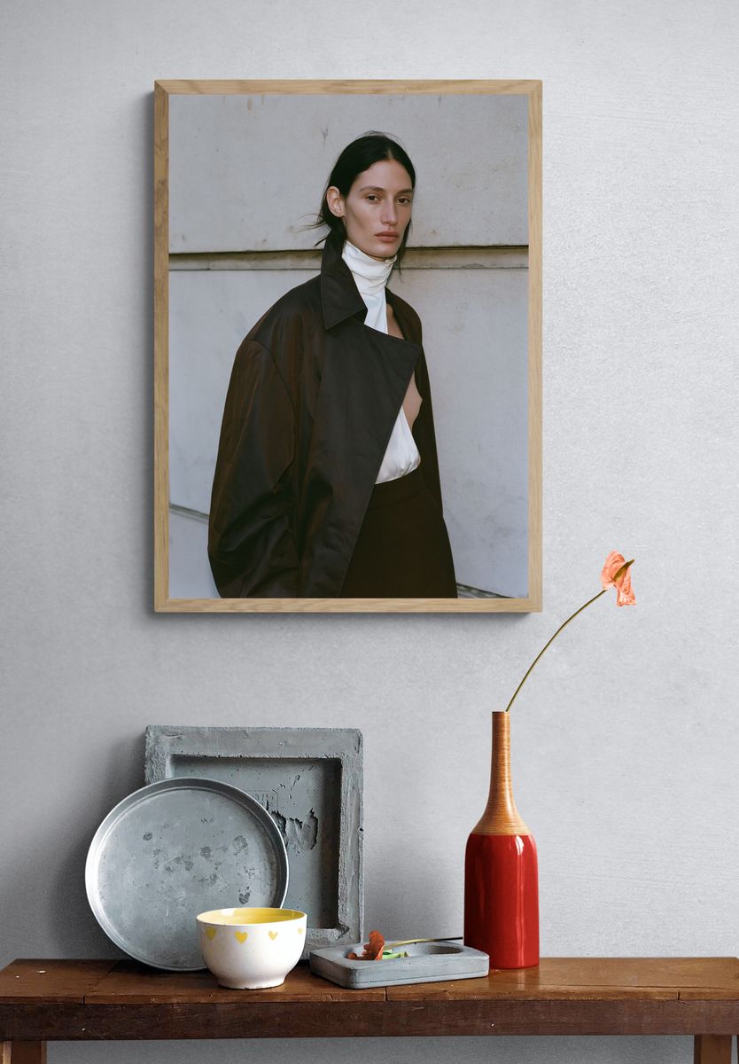 Minimalist Fashion Portrait Poster. — room view 3