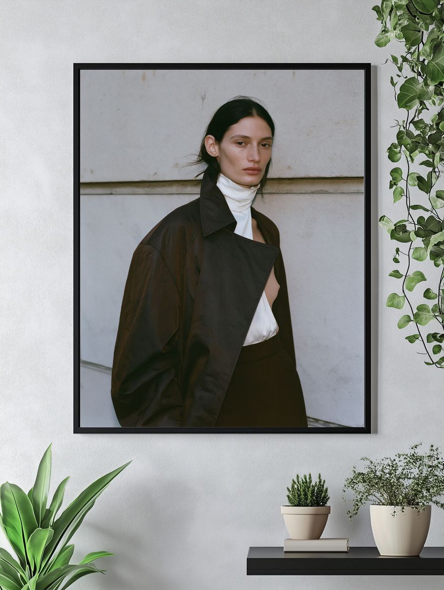 Minimalist Fashion Portrait Poster. — room view 4