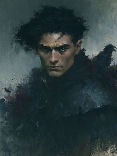 Brooding Portrait Fine-Art Poster.