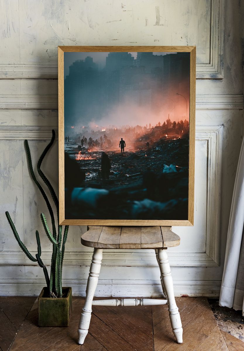 Urban Dystopia — Fine Art Print room preview
