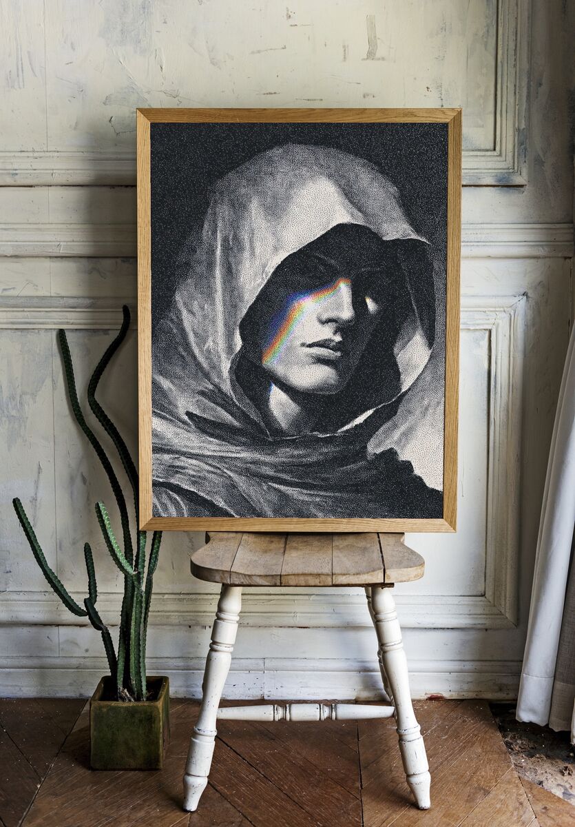 Mysterious Figure — Fine Art Print room preview