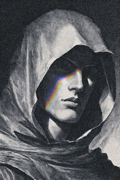 Mysterious Figure — Fine Art Print. poster