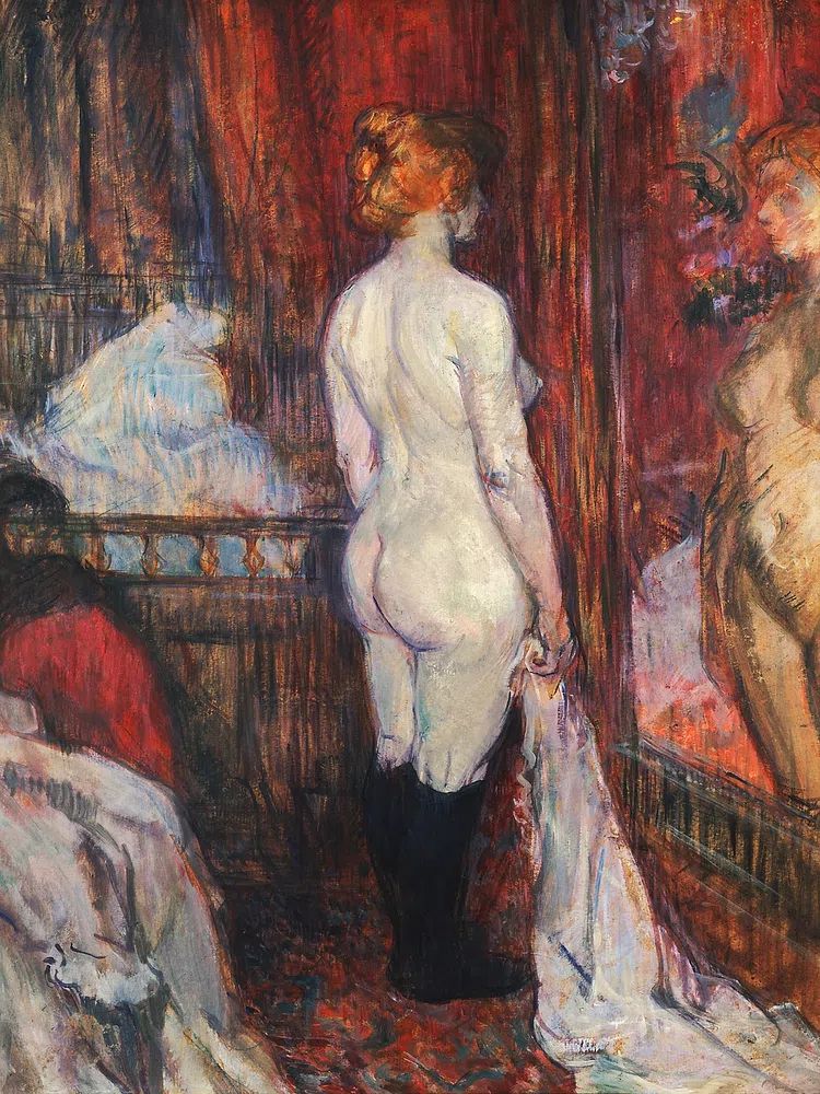 Nude Woman in a Room — Fine Art Print. poster detail