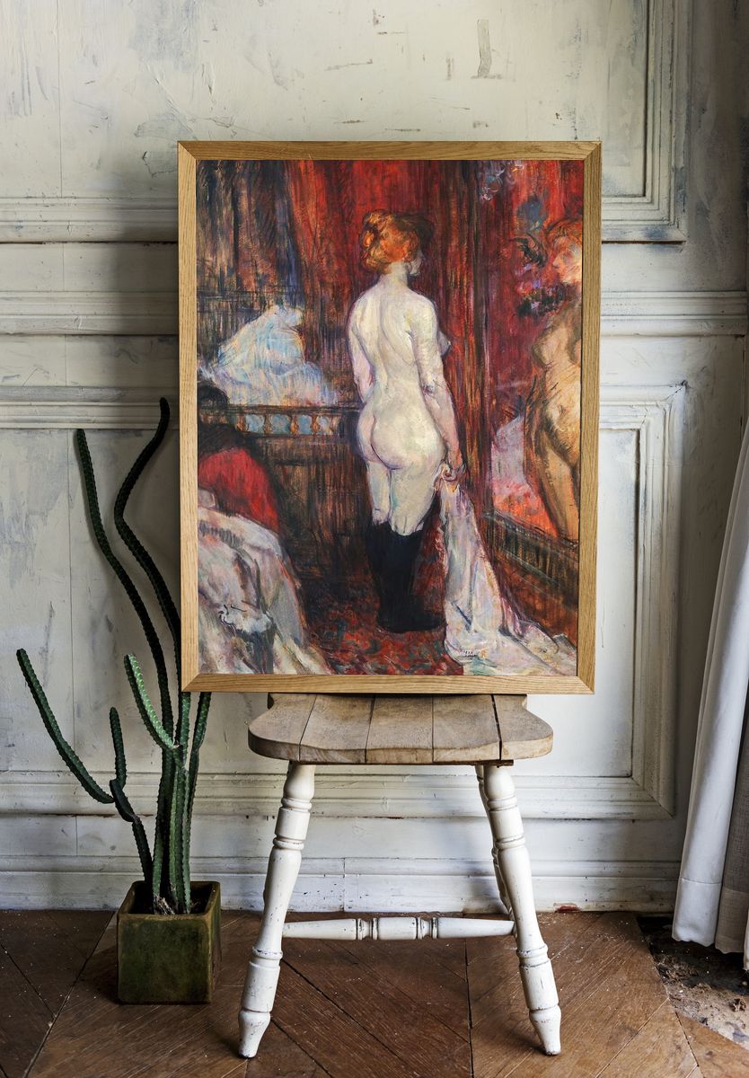 Nude Woman in a Room — Fine Art Print room preview
