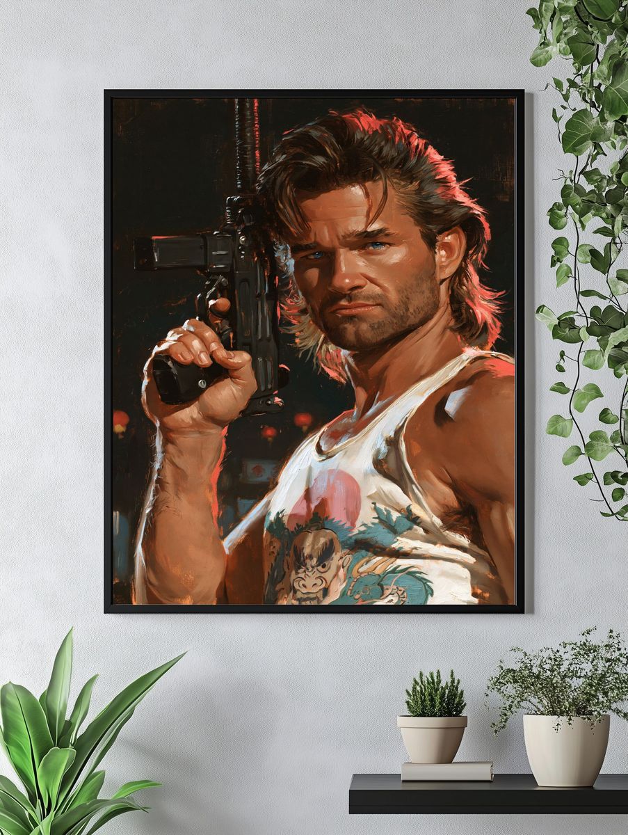 Action Hero Portrait Print. — room view 4