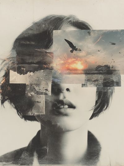 Surreal Portrait — Fine Art Print. poster print