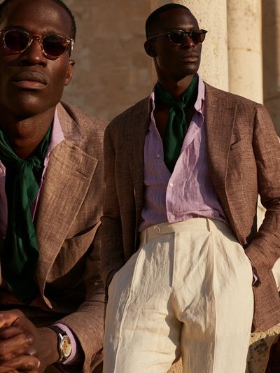 Elegant Menswear Portrait Poster.