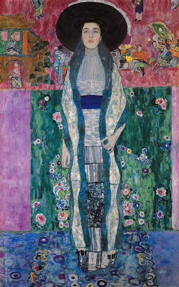 Gustav Klimt 's Portrait Adele. poster detail
