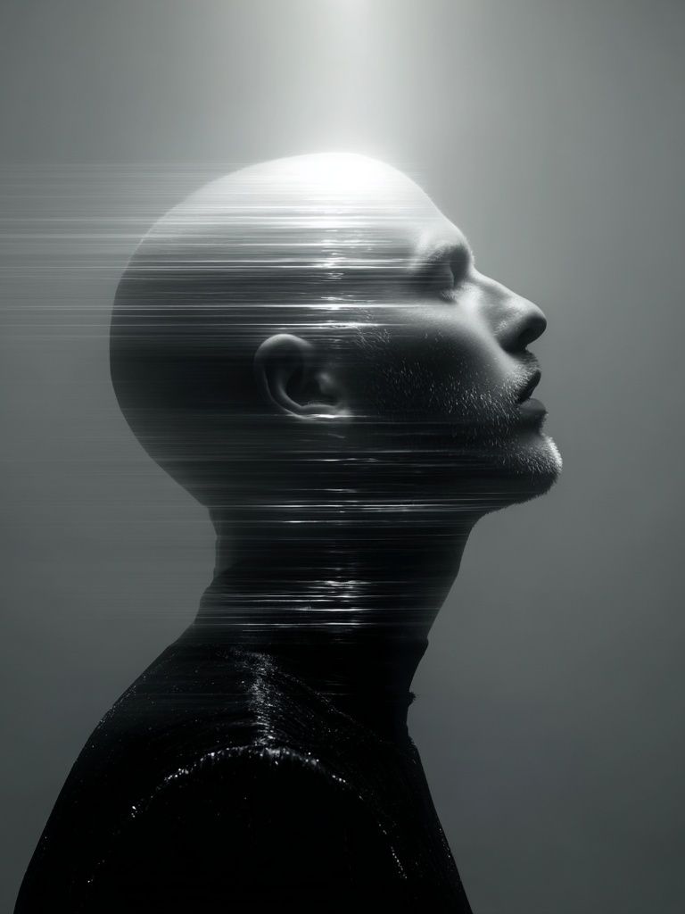 Ethereal Profile — Fine Art Print. poster detail