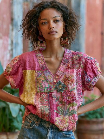 Boho Fashion Portrait Poster. poster