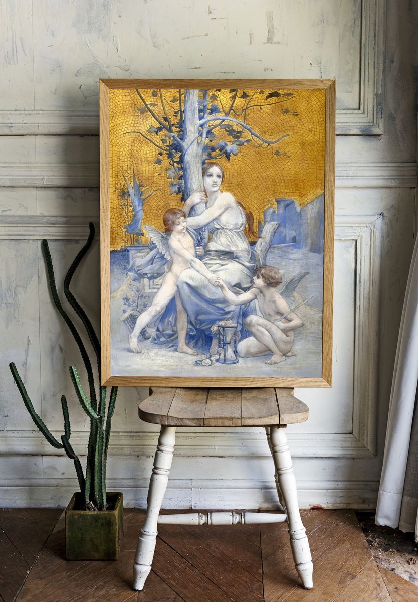Allegory Time (1896) painting high room preview