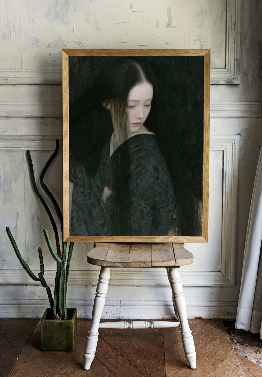 Ethereal Portrait — Fine-Art Print. — room view 1