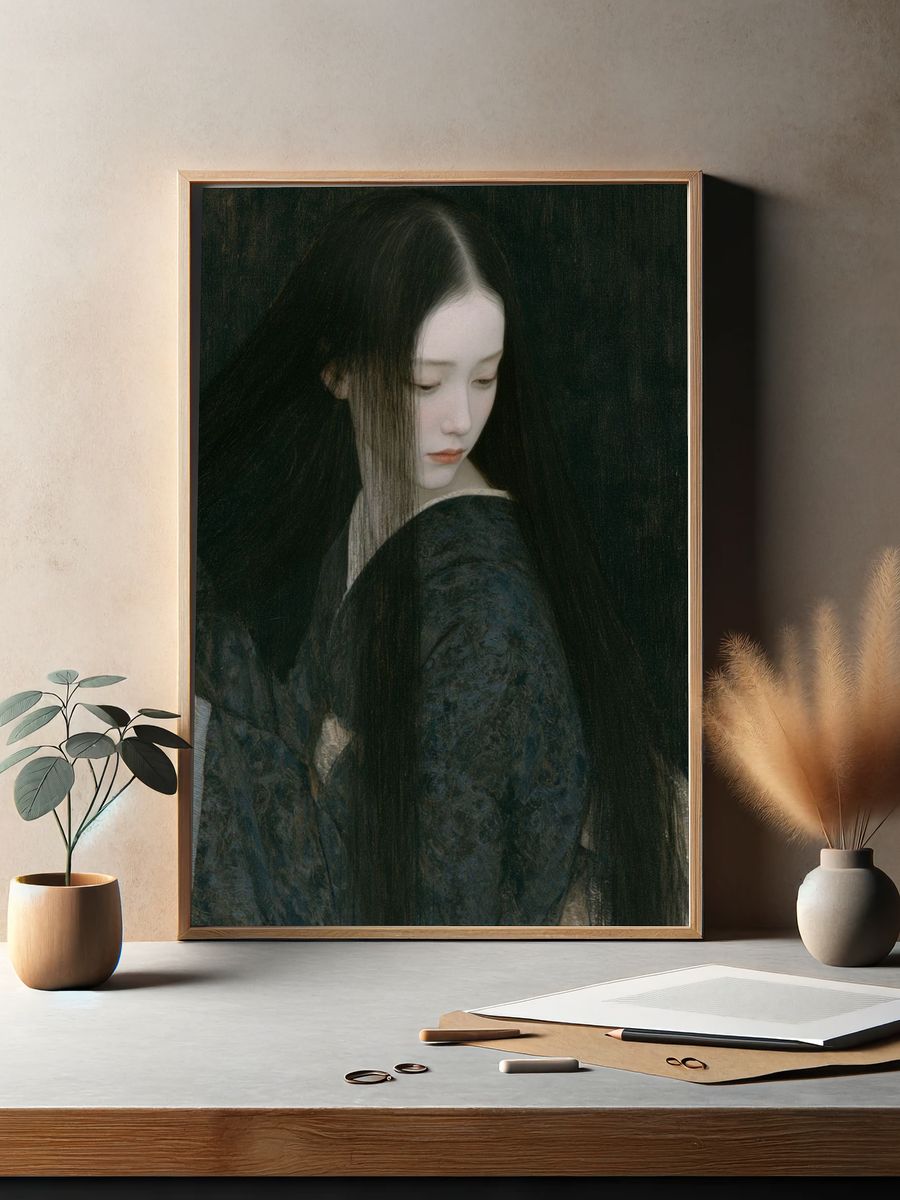 Ethereal Portrait — Fine-Art Print. — room view 2