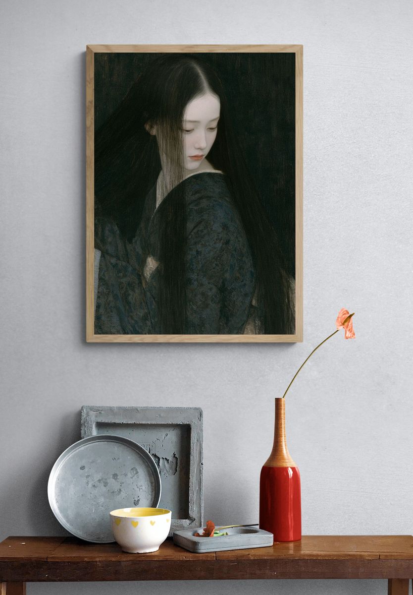 Ethereal Portrait — Fine-Art Print. — room view 3