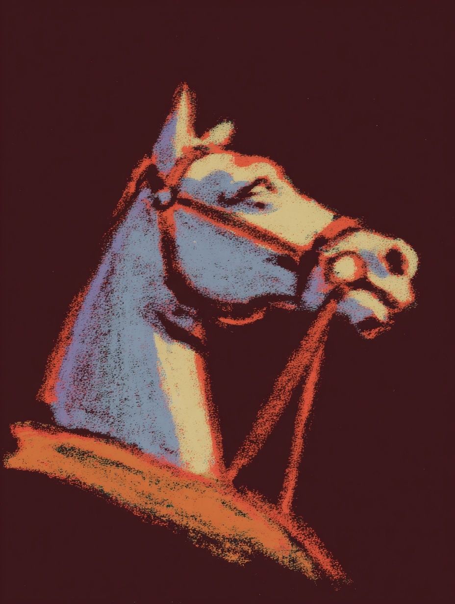 Horse Pop Art Poster. poster — fine-art art