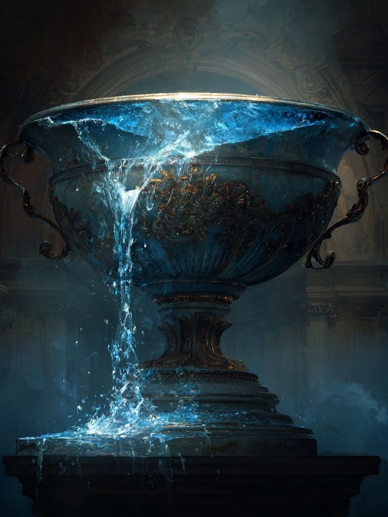 Majestic Fountain — Fine Art Print. poster — fine-art art
