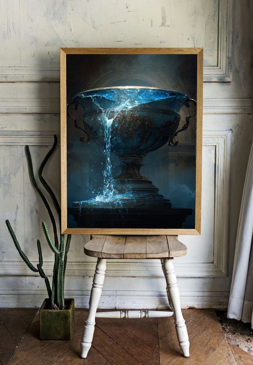 Majestic Fountain — Fine Art Print room preview