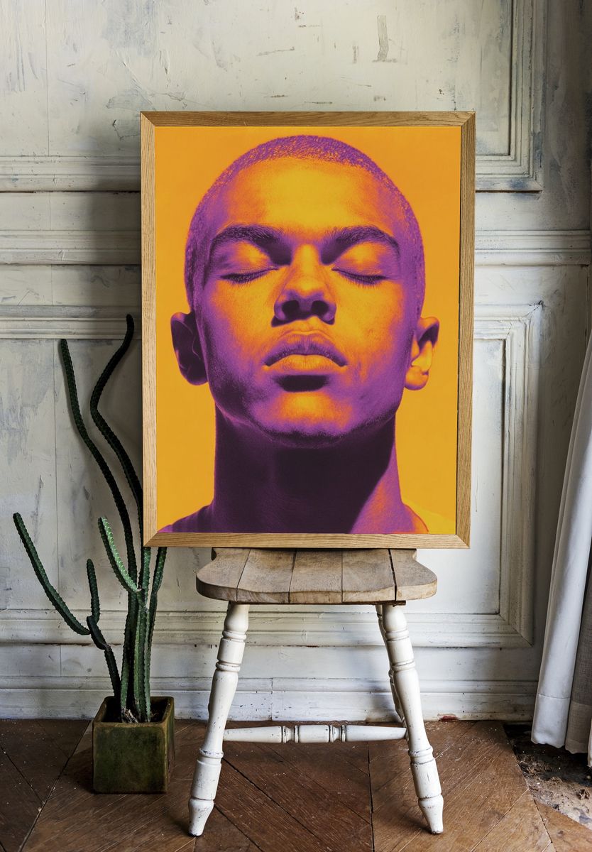 Serene Portrait — Fine Art Print room preview