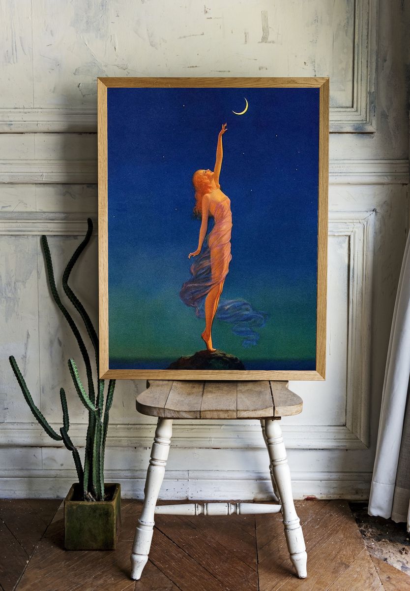 Reaching for the Moon — Fine Art Print room preview