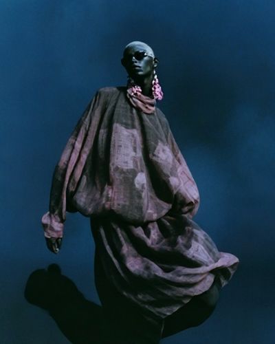 Avant-Garde Fashion Portrait Poster.